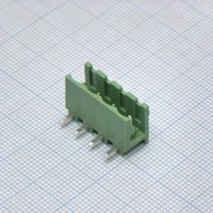 Разъемный клеммный блок на плату, 4 контакта. Серия 2EDGR-5.08