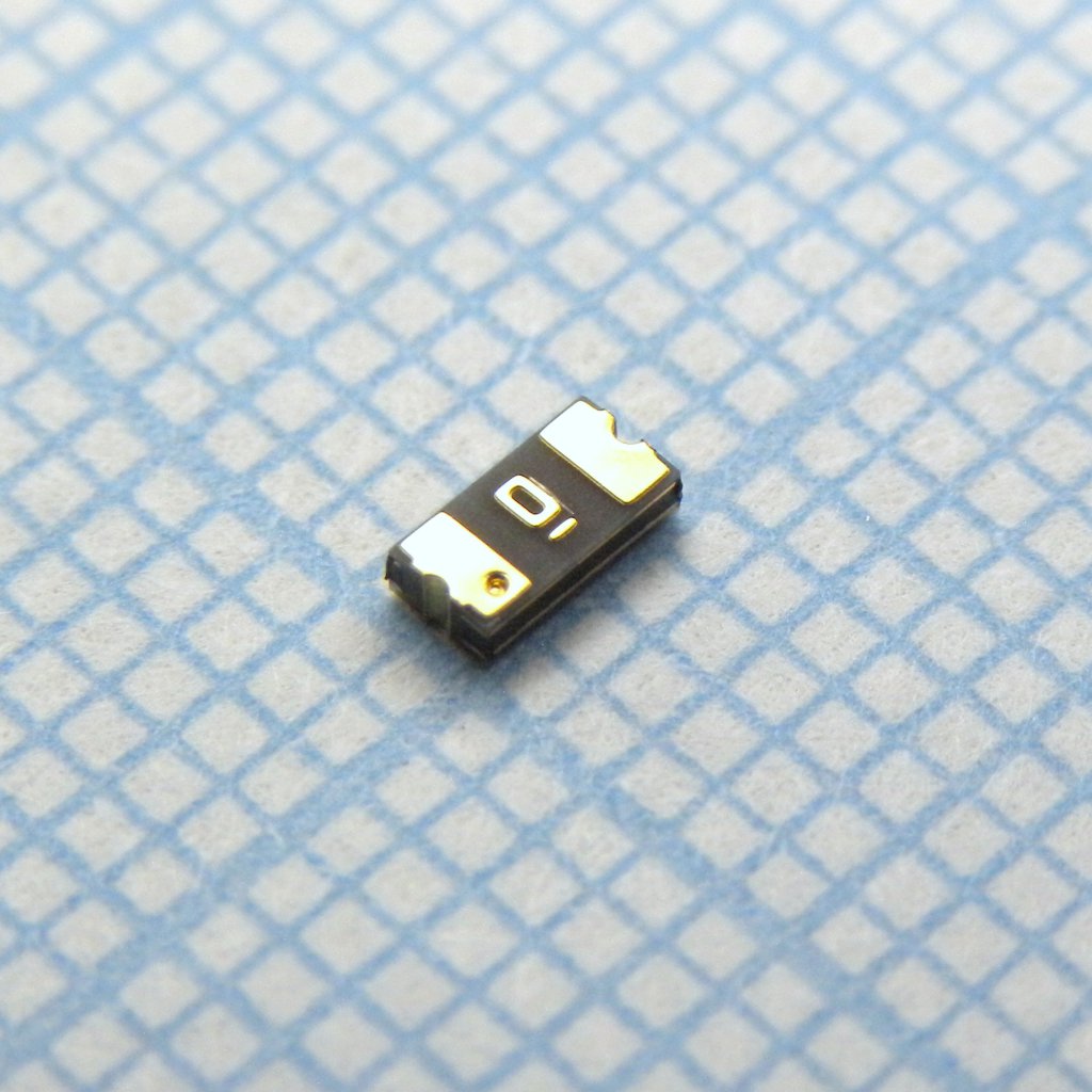 Самовосстанавливающийся предохранитель PTC 0.12A(hold) 0.29A(trip) 30V 10A 0.4W 0.2s 1.35Ohm SMD Solder Pad 1206 T/R