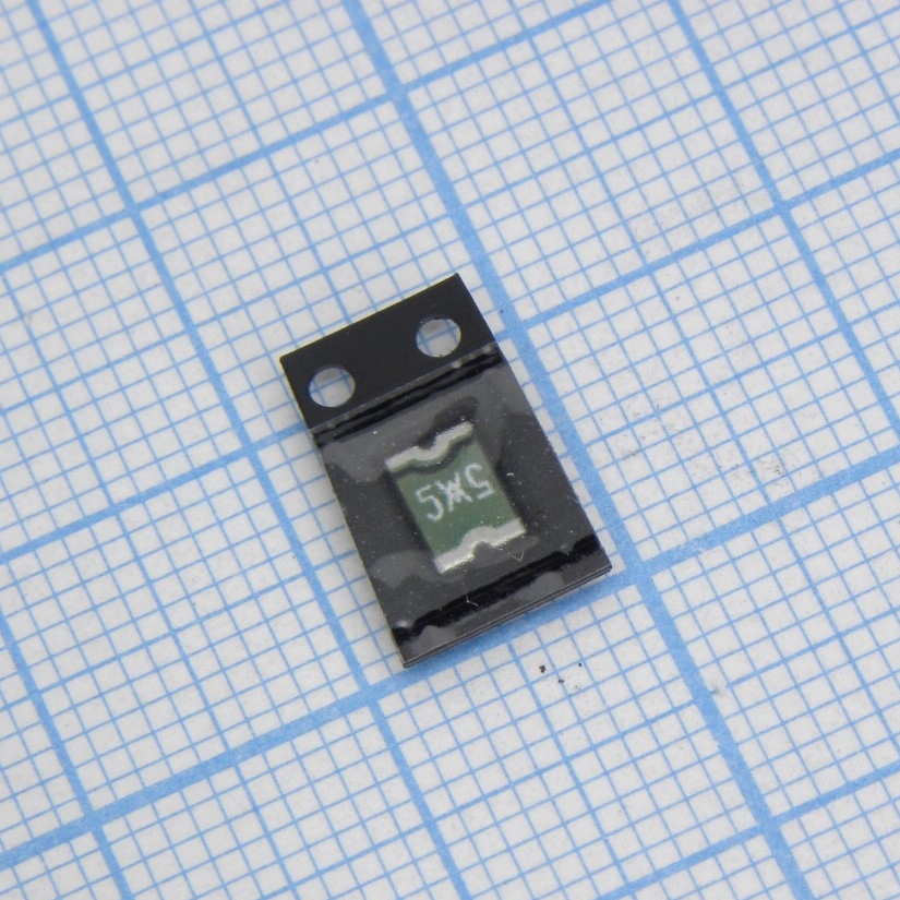 Самовосстанавливающийся предохранитель PTC 0.5A(hold) 1A(trip) 24VDC 100A 0.8W 0.15s 0.15Ohm SMD