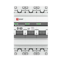 Автоматический выключатель 2P 1А (C) 4,5kA ВА 47-63 PROxima mcb4763-2-01C-pro