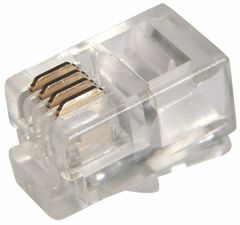 Разъем телефонный UTP, RJ-9 (4P4C)