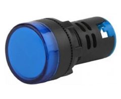 ЛАМПА AD16-22DS(LED)МАТРИЦА D22ММ СИНИЙ 220В AC (ANDELI)