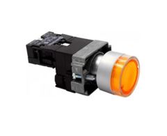 ПЕРЕКЛЮЧАТЕЛИ С ПОДСВЕТКОЙ LA115-A5-11XD/R ЖЕЛТЫЙ 220V (ANDE