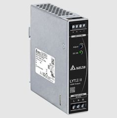 Источник питания, однофазный, 24VDC / 5A, 120W, диапазон входных напряжений: 94 - 264VAC; габариты (мм): 123,6x30x116,8, вес 0,45 кг, монтаж: на DIN рейку