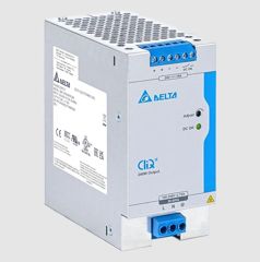 Источник питания, однофазный, 24VDC / 10A, 240W; диапазон входных напряжений: 88 - 264VAC, габариты (мм): 124x60x117, вес 0,84 кг, монтаж: на DIN рейку
