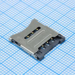 Держатель micro SIM карты 6 контактов (SMT) на плату