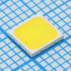 Светодиод smd 5х5мм/белый/4000К/ 6,2v/ 780Лм @640mA/ Ifmax=900mA/ CRI70/ 120°