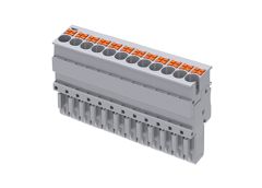 Разъем штекерный с push-in зажимом, для клемм TP2.5-2…, 12 полюсов, цвет: серый