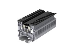 Предохранительная клемма, тип предохранителя: 5x20, LED 24V, тип фиксации провода: винтовой, номинальное сечение: 4 мм кв., 6,3A, 400V, ширина: 6,2 мм, цвет: серый, тип монтажа: DIN35