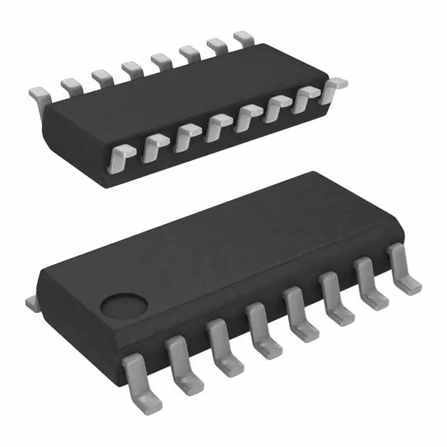 Триггер D-типа х 4 с общим сбросом, прямыми и инверсными выходами КМОП кристалл, SOT/R