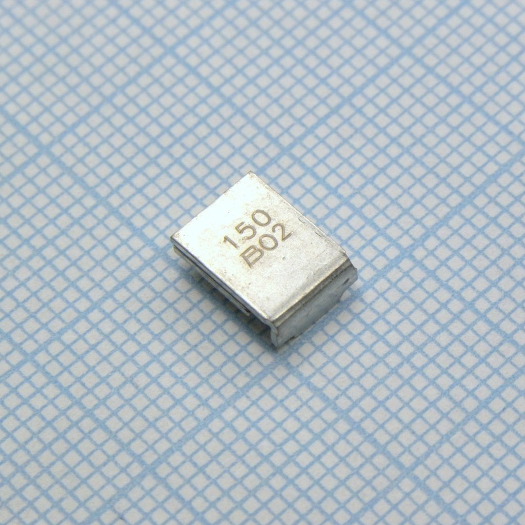 Самовосстанавливающийся предохранитель PTC 1.5A(hold) 3A(trip) 33V 40A 1.9W 5s 0.06Ohm SMD Solder Pad 9.5 X 6.71 X 3mm T/R