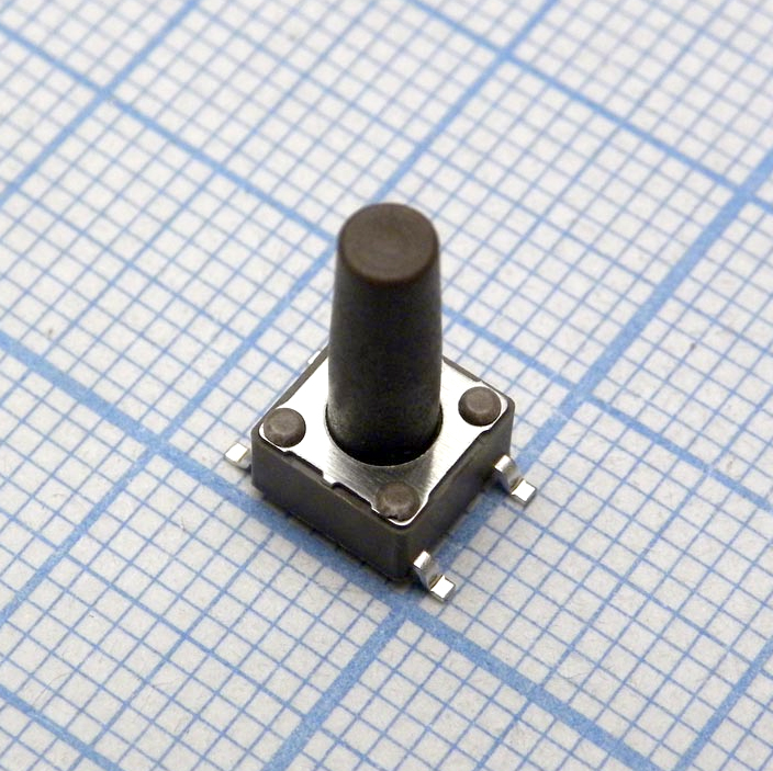 Кнопка тактильная миниатюрная SMD (6*6*13)
