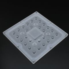 Групповая линза на 28 светодиодов , диаграмма 60° , 100x100мм, PC