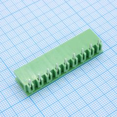 Разъемный клеммный блок на плату, 9 контактов. Серия 2EGTR-5.08