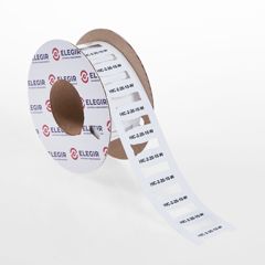 Маркер для контейнеров CHL, STC, DMP, высота 10 мм, длина 20 мм, цвет белый, для принтера: RT200, RT230, в упаковке 400 маркеров