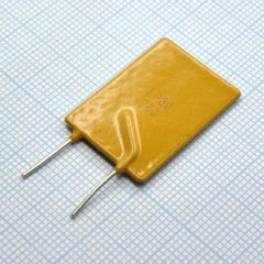 Самовосстанавливающийся предохранитель PTC 7A(hold) 14A(trip) 30V 40A 3.8W 17.5s 0.005Ohm Radial 19.4 X 3 X 32mm