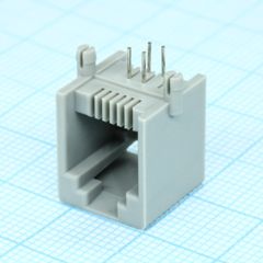 TJ6P4C розетка в плату