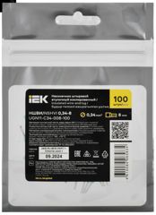 Наконечник НШВИ 0,34-8 бирюзовый (100шт/упак) IEK UGN11-C34-008-100